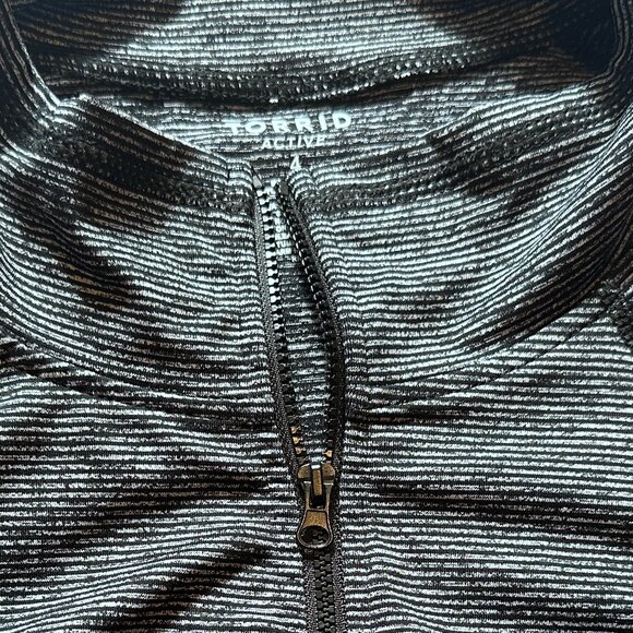 Torrid Active Wear Plus Size Zip Up Workout Jacket - Picture 6 of 8